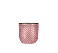 Cache-pot d'intérieur Mica Decorations Daan Rose pâle Céramique H17.5xl19xL19cm