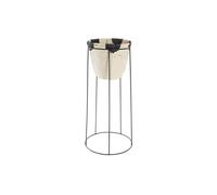 Cache-Pot Métal Colonial Et Fibre Dkd Home Decor Multicolore