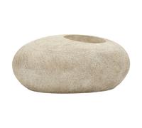 Cache-Pot Effet Pierre "Stone" 78cm Gris