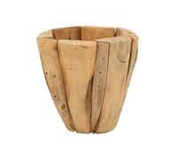 Cache-Pot en Bois "Jack Teck" 30cm Naturel