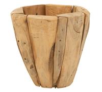 Cache-Pot en Bois "Jack Teck" 30cm Naturel