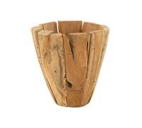 Cache-Pot en Bois ""Jack Teck"" 40cm Naturel