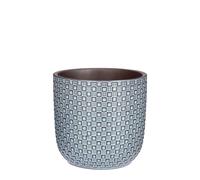 Cache-Pot En Céramique Bleu D19 Bleu