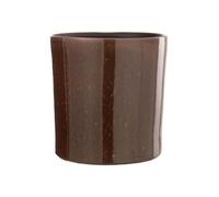 Cache-Pot en Céramique Design ""Flek"" 25cm Marron
