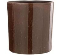 Cache-Pot en Céramique Design ""Flek"" 25cm Marron