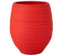 Cache-Pot en Céramique "Fiesta" 60cm Rouge Rouge G