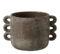 Cache-pot en céramique marron