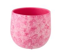 J-Line Cache-Pot - céramique - rose/blanc - large