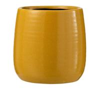 Cache-Pot en Céramique ""Uni"" 16cm Ocre