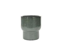 Cache-pot en céramique vert, rond, à poser, avec drainage - House Doctor, Terra - Ø50 cm H55 cm