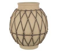 Cache-pot rond en ciment Berbere 35cm Beige