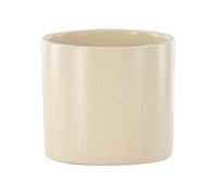 Cache pot en grès Sane 11x10 cm beige