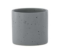 Cache pot en grès Sane 11x10 cm gris