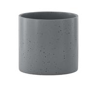 Cache pot en grès Sane 18x17cm gris