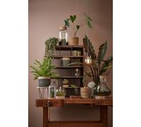 Cache-pot en jonc de mer marron clair D20