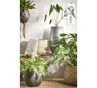 Cache-pot en jonc de mer marron clair H31