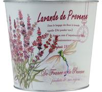 Cache-pot en métal Lavande Design Ø24cm Pot de fleurs Décoration