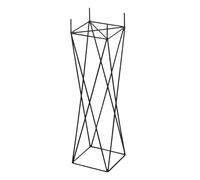 Cache-Pot en Métal "Support Croix" 55cm Noir