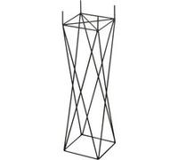 Cache-Pot en Métal Support Croix 55cm Noir