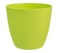 Cache-pot en plastique Ella Ø 18 cm vert pomme mat