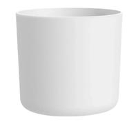 Cache-pot en plastique Lora Ø 22 cm blanc