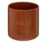 Atmosphera - Cache-pot en pot en céramique D14cm marron caramel
