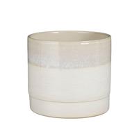 Cache-Pot En Terre Cuite Creme D22 Blanc