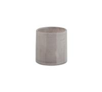 Cache-pot en verre gris H12 Glower