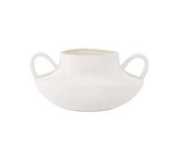 Cache pot Holda 31x29x15 cm blanc cassé