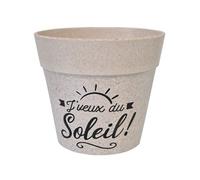 Cache pot j'veux du soleil en bambou