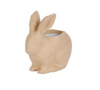 Cache pot lapin 19x10x18,5cm - Kraft
