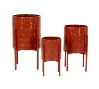 Mauro Ferretti - Set de 3 cache-pots en métal Archy