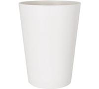 Cache pot ou pot de fleur haut rond couleur tendance blanc, Ø 30 cm hauteur 40 cm Blanc G
