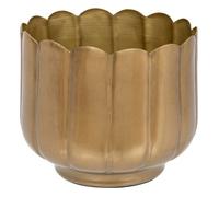 Cache pot pétal ""The floral"" D15cm or - Atmosphera createur d'interieur