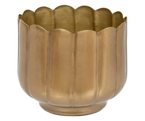 Cache pot pétal ""The floral"" D15cm or - Atmosphera Créateur d'intérieur