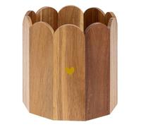Cache pot pétale ""The floral"" D18cm marron - Atmosphera Créateur d'intérieur