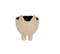 Cache pot renard 9x9x10,5cm - Kraft