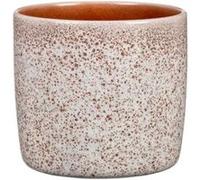Cache-pot rond céramique beige Roccia 900 Scheurich ø21 cm x h.19,3cm