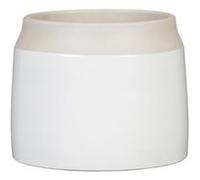 Cache-pot rond céramique blanc 717 Scheurich ø17 x h.14 cm