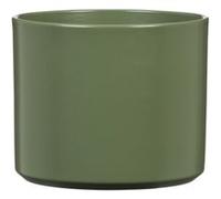 Cache-pot rond céramique vert 631 Myrte Scheurich ø14x h.13,4 cm