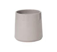 Cache Pot Rond en Céramique Can 24cm Gris Gris G