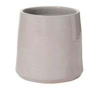 Cache Pot Rond en Céramique "Can" 28cm Gris