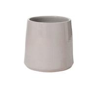 Cache Pot Rond en Céramique "Can" 28cm Gris