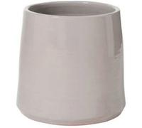 Cache Pot Rond en Céramique "Can" 28cm Gris
