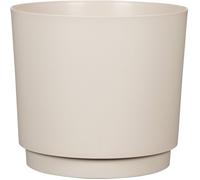 Cache-pot rond - GARDEN ID - Plano - Ø 25 - 7 L - H 22 cm - Blanc chaud