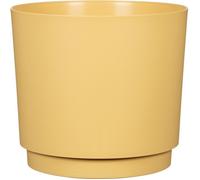 Cache-pot rond - GARDEN ID - Plano - Ø 25 - 7 L - H 22 cm - Jaune