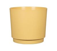 Cache-pot rond jaune mat PLANO 25 x 22 cm 7 L