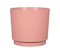Cache-pot rond - GARDEN ID - Lino - Ø 25 - 7 L - H 22 cm - Rose