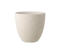Cache-pot rond Terra en céramique - Blanc - D36cm