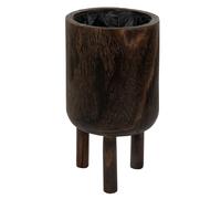 Pot de jardinage GENERIQUE Cache-Pot sur Pied en Bois Froto 34cm Marron